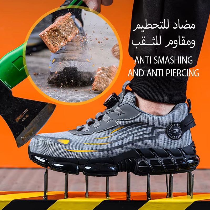 JOMART Safety Shoes for Men with Rotating Button New Modern